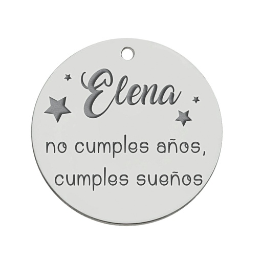 [AG3119] MI HISTORIA - ABALORIO PLATA 925MM CUMPLE