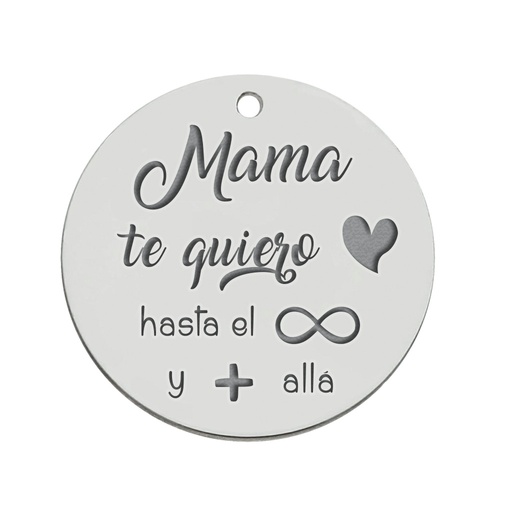 [AG3123] MI HISTORIA - ABALORIO PLATA 925MM INFINITO + ALLA