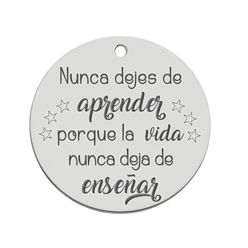 [AG3131] MI HISTORIA - ABALORIO PLATA 925MM APRENDER