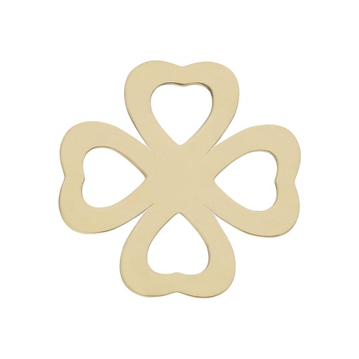 [HT250] MI HISTORIA - ABALORIO ORO 18KL TREBOL