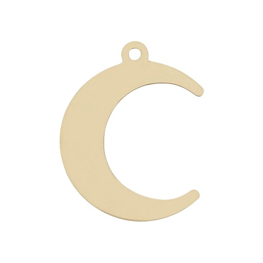 [HT253] MI HISTORIA - ABALORIO ORO 18KL LUNA