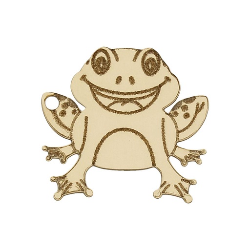 [HT259] MI HISTORIA - ABALORIO ORO 18KL RANA