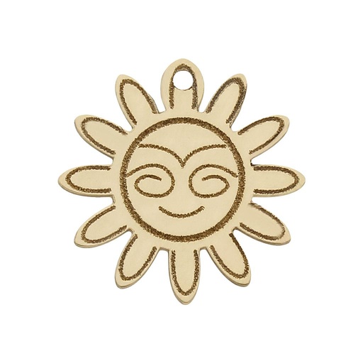 [HT261] MI HISTORIA - ABALORIO ORO 18KL SOL