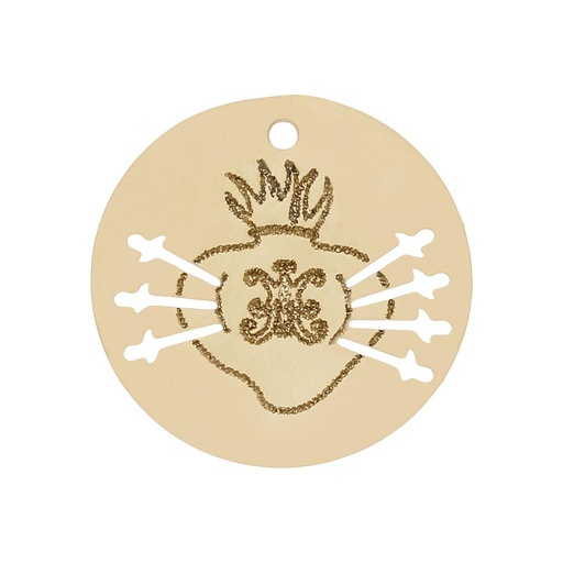 [HT273] MI HISTORIA - ABALORIO ORO 18KL V.DOLORES