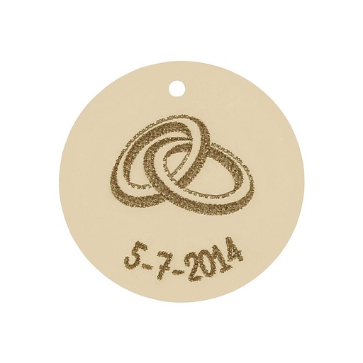 [HT292] MI HISTORIA - ABALORIO ORO 18KL ALIANZAS