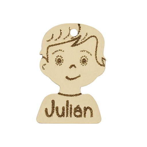 [HT295] MI HISTORIA - ABALORIO ORO 18KL NIÑO