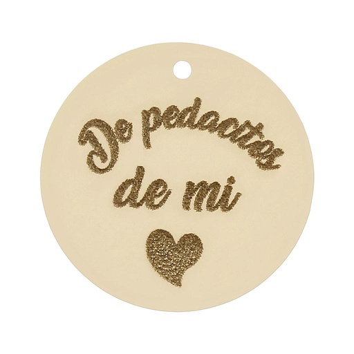 [HT309] MI HISTORIA - ABALORIO ORO 18KL PEDACITOS