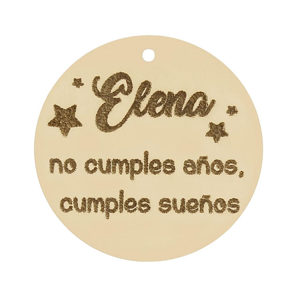 MI HISTORIA - ABALORIO ORO 18KL CUMPLE