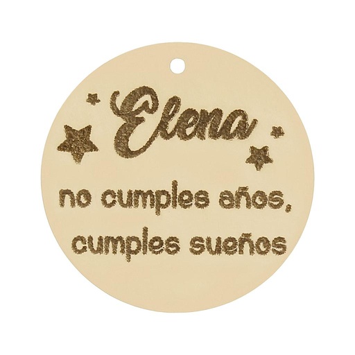 [HT319] MI HISTORIA - ABALORIO ORO 18KL CUMPLE