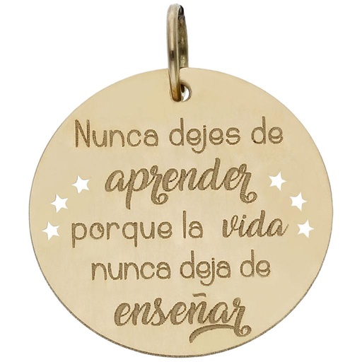 [HT331] MI HISTORIA - ABALORIO ORO 18KL APRENDER