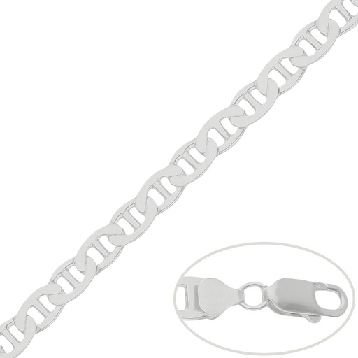 CADENA PLATA 925MM ANCLA - 8MM