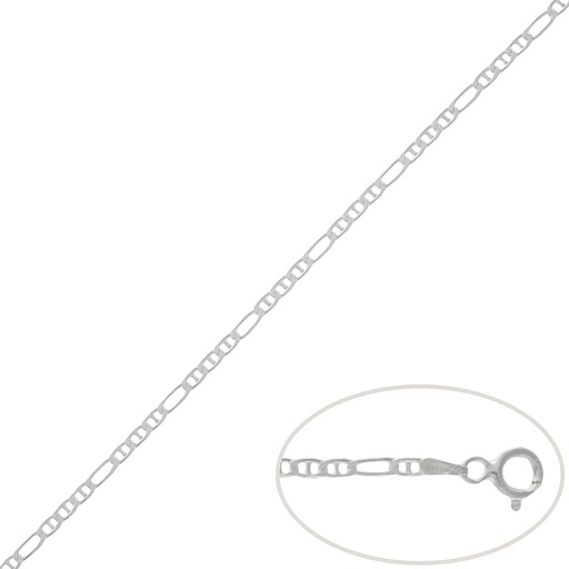 CADENA PLATA 925MM ANCLA - 2.50MM