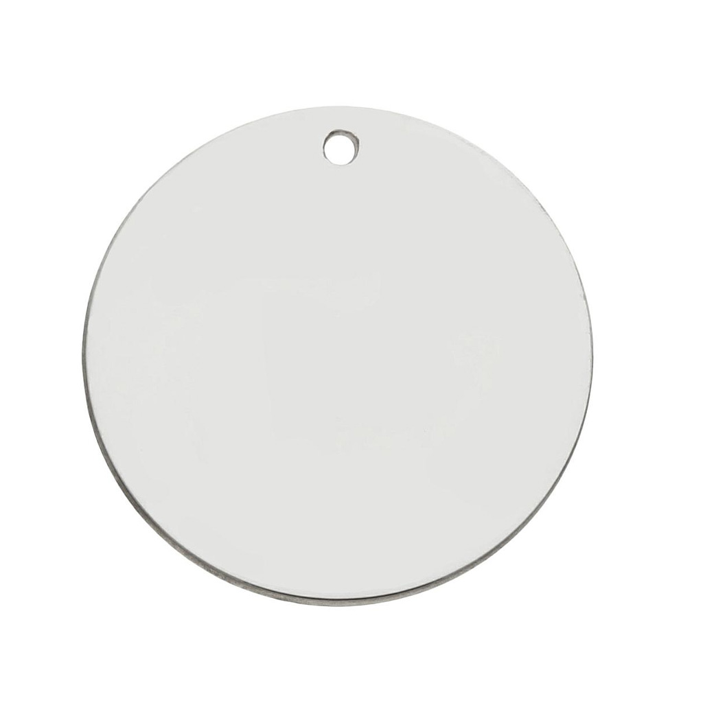 MI HISTORIA - ABALORIO PLATA 925MM CHAPA LISA