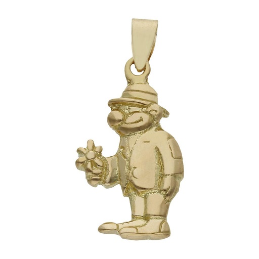 [G1057] COLGANTE ORO 18KL PAYASO