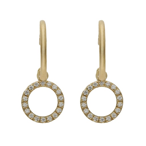 [P1442] AROS ORO 18KL CIRCULO CIRCONITA - 5.50MM