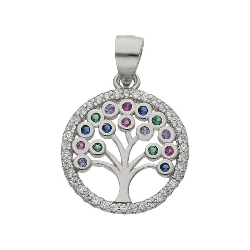 [AG666] COLGANTE PLATA 925MM ARBOL DE LA VIDA - 15MM