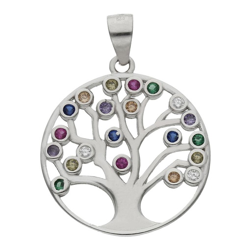 [AG662] COLGANTE PLATA 925MM ARBOL DE LA VIDA - 20MM