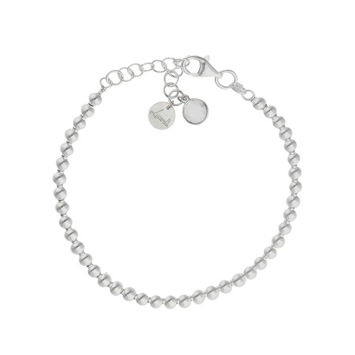 [AG3300C] PULSERA MI HISTORIA PLATA 925MM BOLAS - CIRCONITA