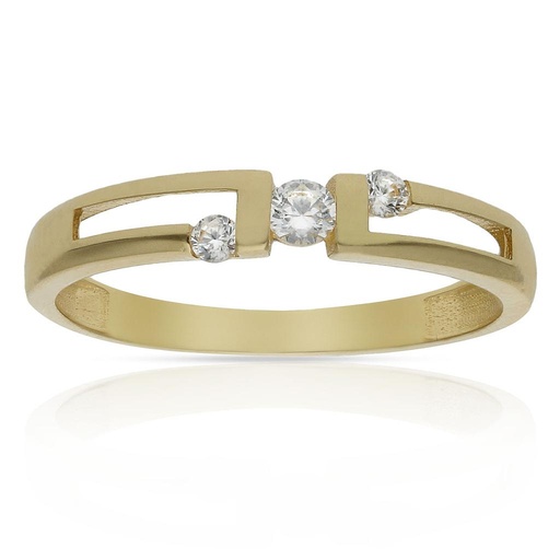 SORTIJA ORO 18KL CIRCONITAS