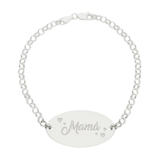 [AG315] PULSERA PLATA 925MM MAMA