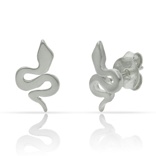 [AG1745] PENDIENTES PLATA 925MM SERPIENTE - 8x13MM