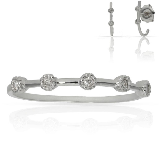 SORTIJA ORO BLANCO 18KL DIAMANTES