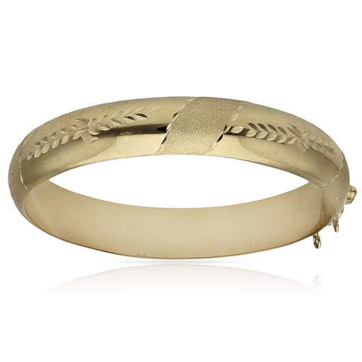 CAÑA ORO 18KL TALLADA -12MM