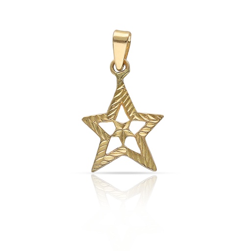 [GL61] COLGANTE ORO 18KL ESTRELLA