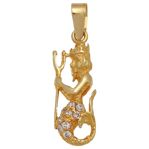 [GL45] COLGANTE ORO 18KL HOROSCOPO ACUARIO
