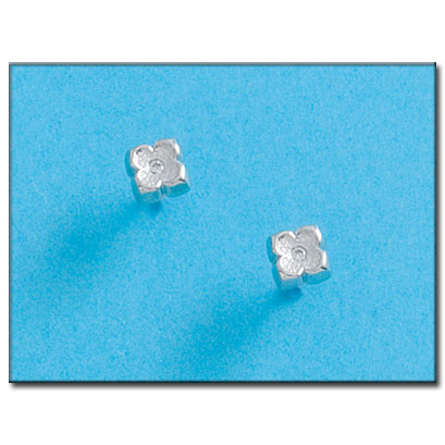 [P69A] PENDIENTES ORO BLANCO 18KL