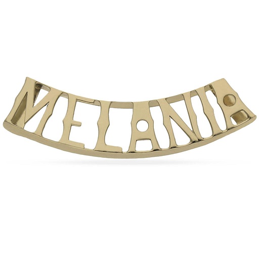 COLGANTE ORO 18KL NOMBRE LISO