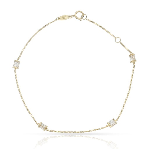 [PU1415] PULSERA ORO 18KL CIRCONITAS