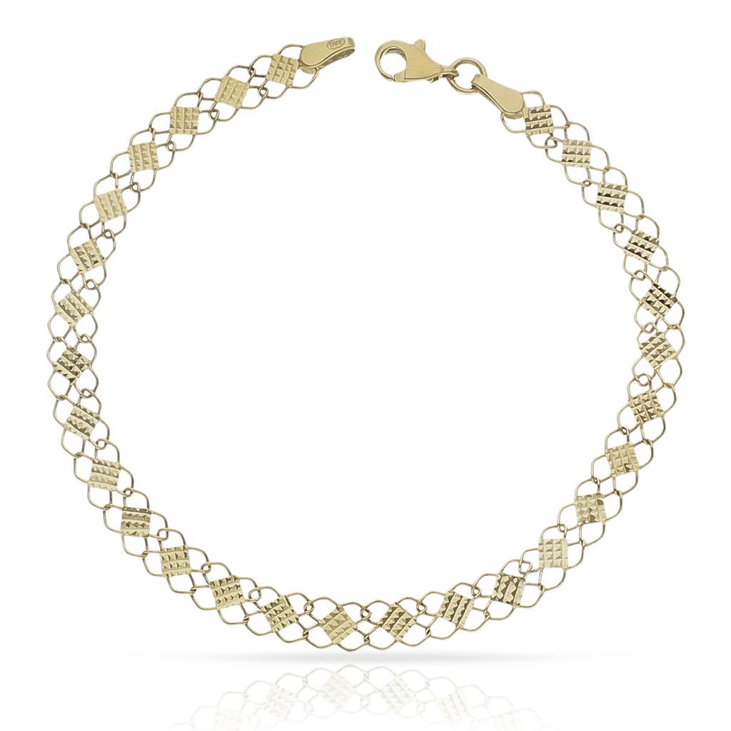 PULSERA ORO 18KL TALLADA - 5MM