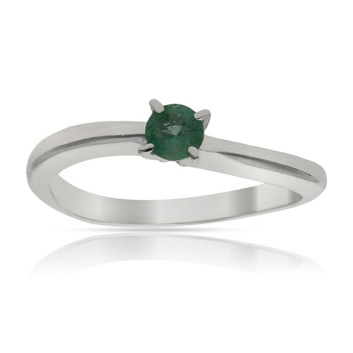 SORTIJA ORO BLANCO 18KL ZAFIRO FINO