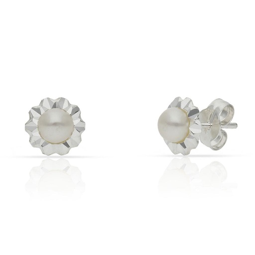 [AG1686] PENDIENTES PLATA 925MM PERLAS - 7.50MM