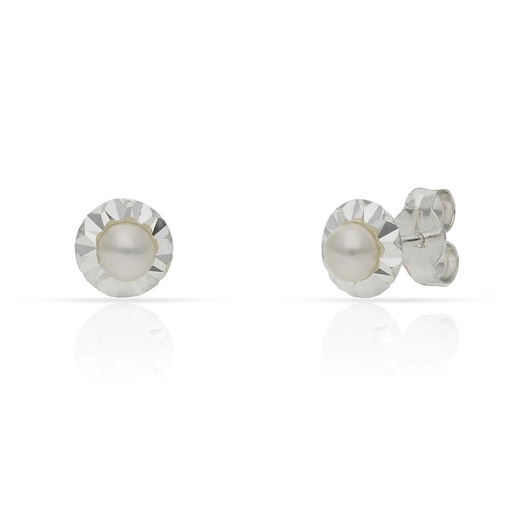 [AG1687] PENDIENTES PLATA 925MM PERLAS - 6MM