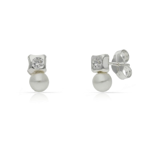 [AG1664] PENDIENTES PLATA 925MM PERLAS