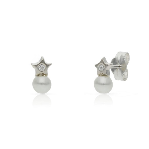 [AG1670] PENDIENTES PLATA 925MM PERLAS