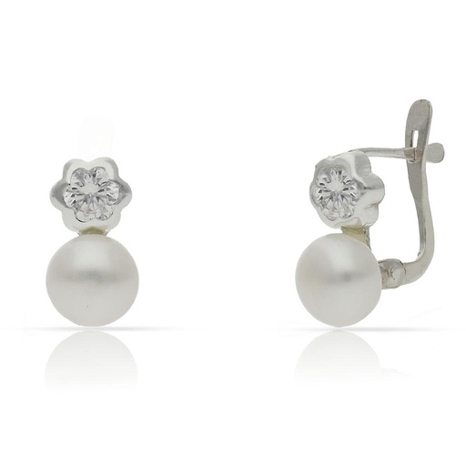 [AG1671] PENDIENTES PLATA 925MM PERLAS