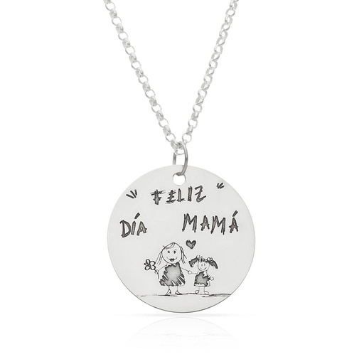 GARGANTILLA DIBUJASUEÑOS PLATA 925MM