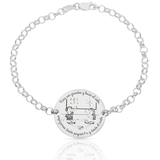 [AG335] PULSERA PLATA 925MM CRECER - 25MM