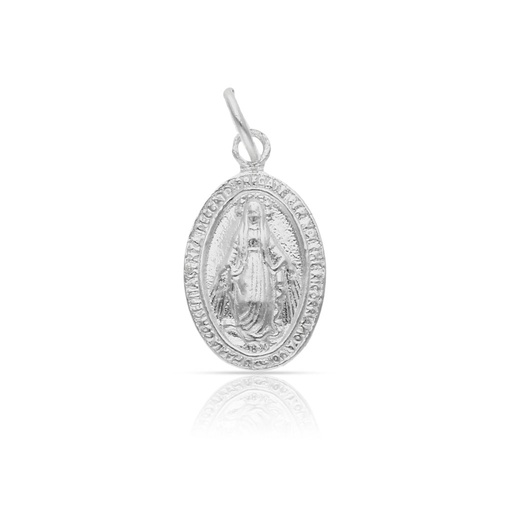 [AG4034] MEDALLA PLATA 925MM V. MILAGROSA GRANDE - 10x14MM