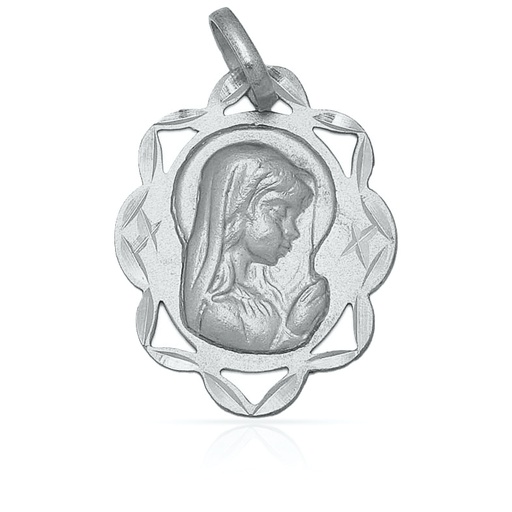 [AG4080] MEDALLA PLATA 925MM VIRGEN NIÑA - 16x20MM