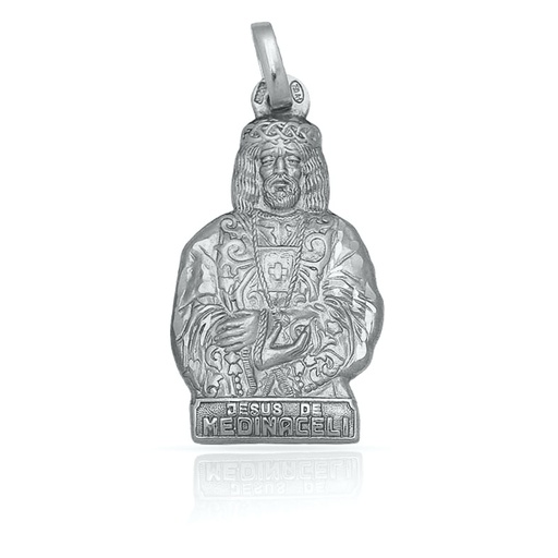 [AG4065] MEDALLA PLATA 925MM CRISTO DE MEDINACELI - 13x24MM