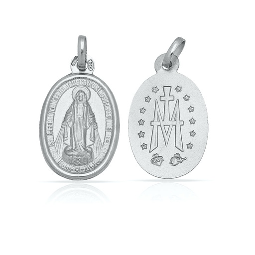 [AG4062] MEDALLA PLATA 925MM V. MILAGROSA PEQUEÑA - 11x18MM