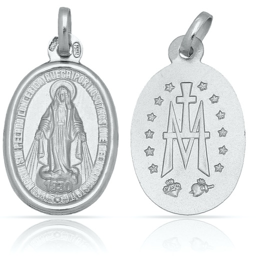[AG4060] MEDALLA PLATA 925MM V. MILAGROSA GRANDE - 18x29MM16,26