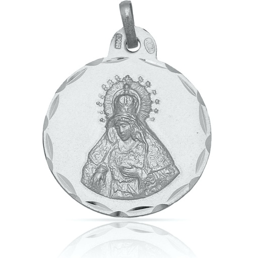 [AG4059] MEDALLA PLATA 925MM V. DE LA MACARENA - 19MM