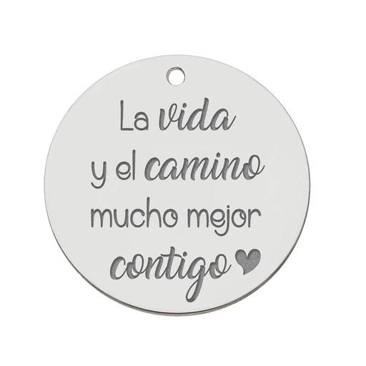 [AG3154] MI HISTORIA - ABALORIO PLATA 925MM CAMINO