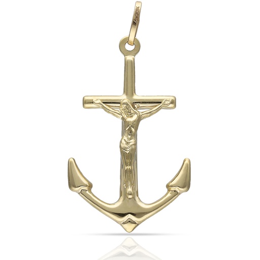 [C960] CRUZ ORO 18KL MARINERA - 18x30MM