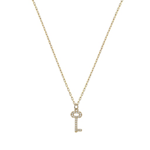 [G210] GARGANTILLA ORO 18KL LLAVE
